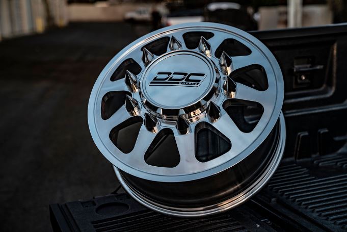 DDC "The Ten" Polished Dually Front Wheel